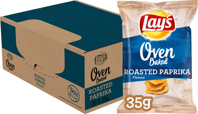 Lay's - Chips lay's oven roasted paprika zakje 35gr | 20 stuks