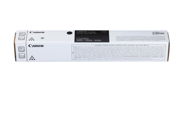 Canon - Tonercartridge canon c-exv 67 zwart