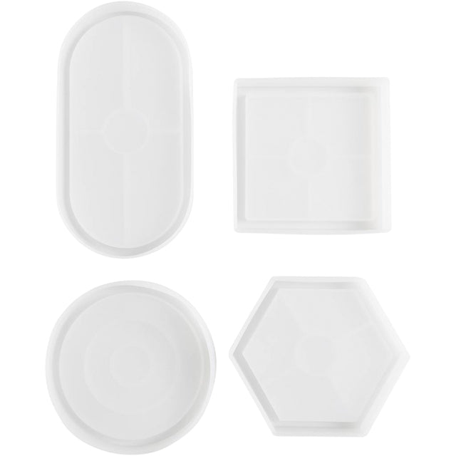 Creativ Company - Silicone vormen creativ company set 4 vormen | 6 stuks