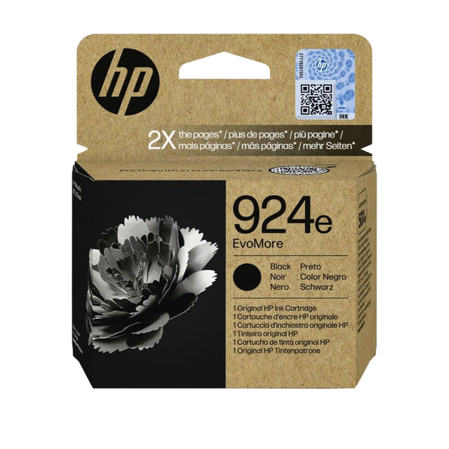 HP - Inktcartridge hp 4k0v0ne 924e evomore zwart