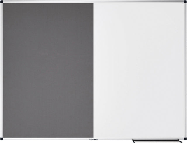 Legamaster - Combibord legamaster unite grijs-whitebrd 90x120cm