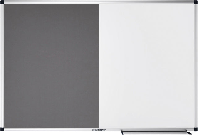 Legamaster - Combibord legamaster unite grijs-whitebrd 60x90cm