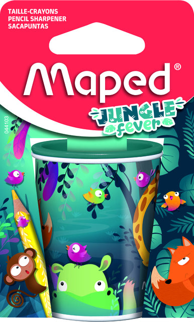 Maped - Puntenslijper maped jungle fever 2-gaats