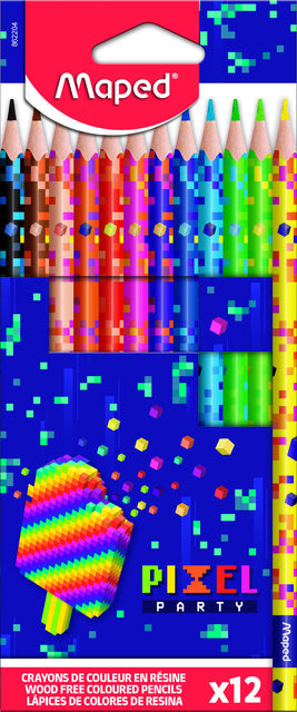 Maped - Kleurpotlood maped pixel party 12 kleuren