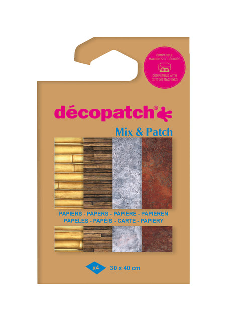 Decopatch - Hobbypapier décopatch 30x40 4vel materials