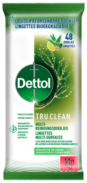 DETTOL - Reinigingsdoekjes dettol tc eucalyp en limoen 48st