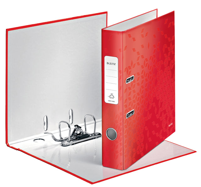 Leitz - Ordner leitz wow 180 gelamineerd 50mm a4 rood