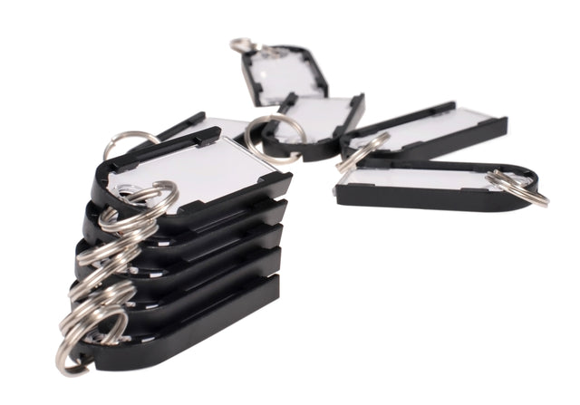 Pavo - Sleutellabel pavo magnetisch 10st zwart