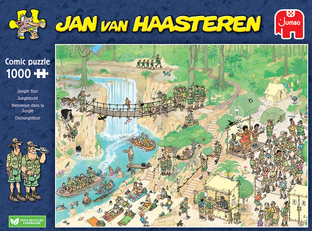 Jan van Haasteren - Puzzel jan van haasteren jungletocht 1000 stukjes