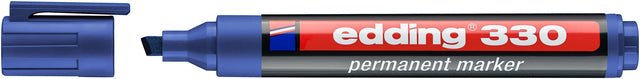 Edding - Viltstift edding 330 schuin 1-5mm blauw