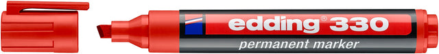 Edding - Viltstift edding 330 schuin 1-5mm rood