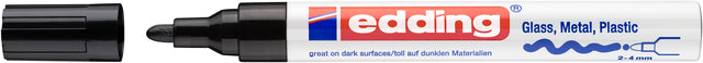 Edding - Viltstift edding 750 lak creatief rond 2-4mm zwart