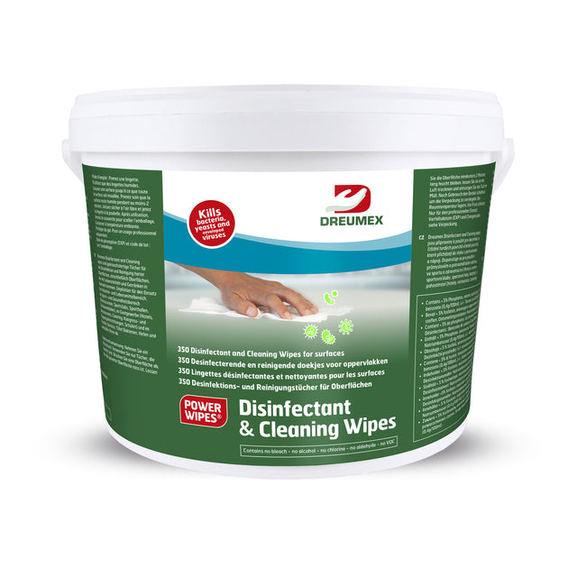 Dreumex - Desinfectiedoekjes dreumex emmer 350 stuks wit