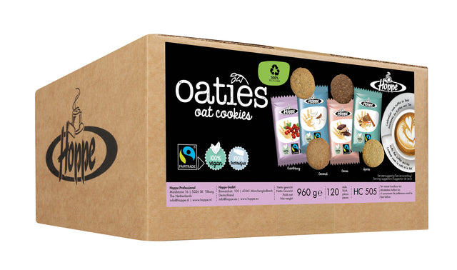 Hoppe - Haverkoek hoppe oaties fairtrade koekjesmix
