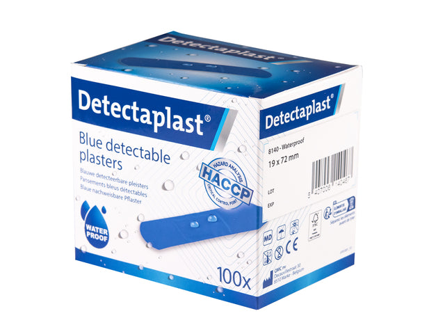 Detectaplast - Waterafstotende bl pleister deteclast 19x72mm