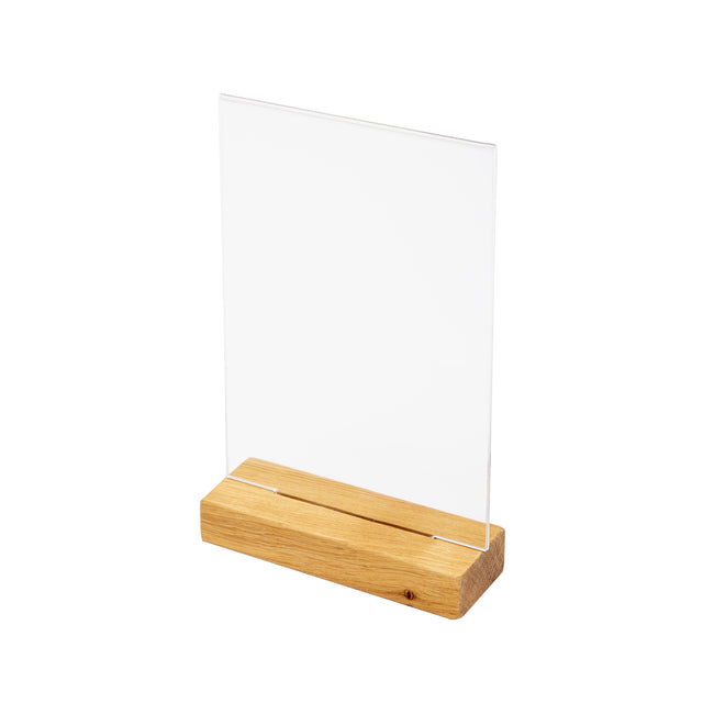 IEZZY horeca en cate - Houten menuhouder t tafeldisplay a5 portret | 25 stuks