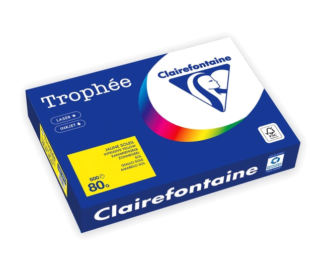 Clairefontaine - Kopieerpapier a4 80gr zonnegeel