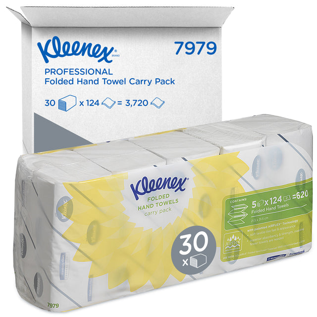 Kleenex - Handdoek kleenex ultra 2laags 215x315mm 124st 7979