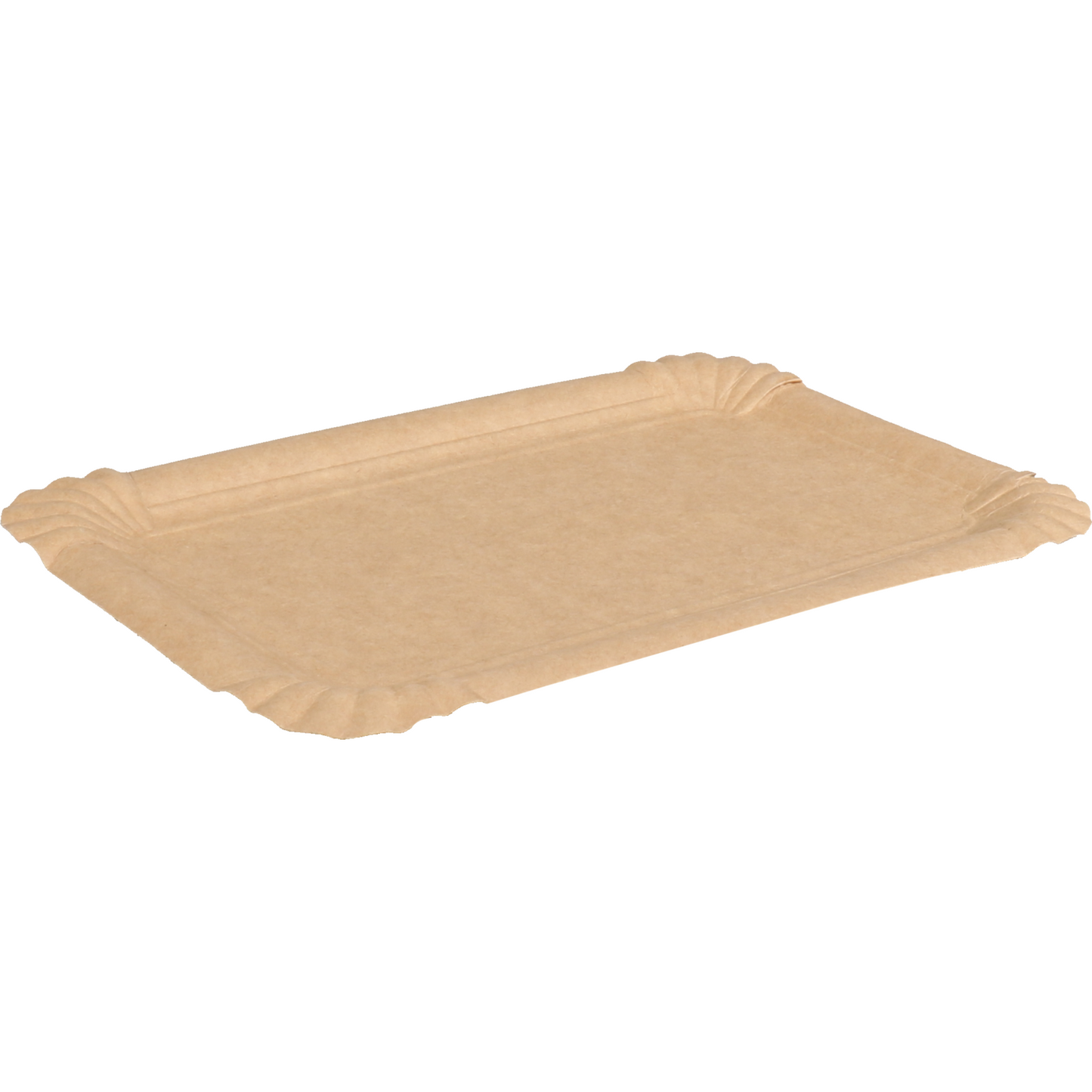 Klika - Schaal | karton | rechthoekig | 200x130x9mm | bruin | 100 stuks