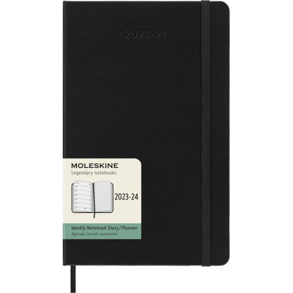 Moleskine - Agenda 23/24 msk plan week 7d/1p l 130x210 hc zw