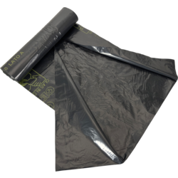 KOMO - Afvalzak | Gerecycled LDPE | 60x80cm | grijs | 20 rol
