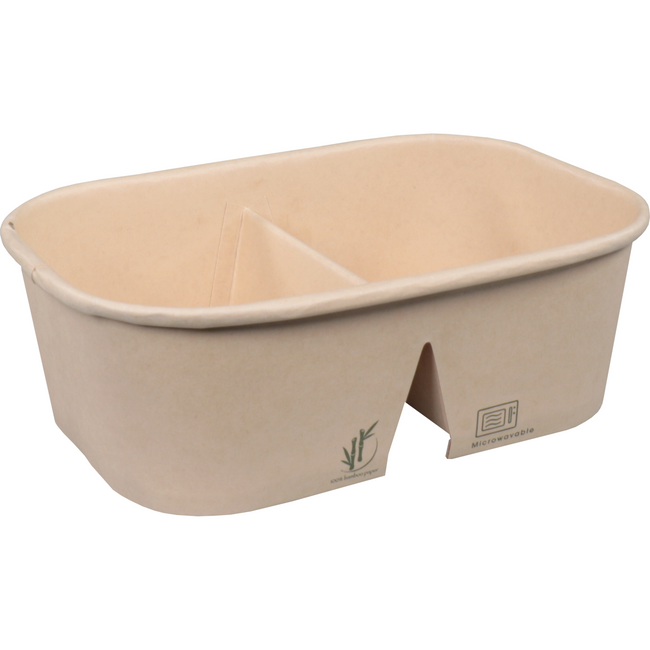Depa - Bak | 2-vaks | 700ml | kilobak | 171x118x57mm | bruin | 50 stuks