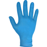 ComFort - Handschoen | Latex | gepoederd | M | 6gr | blauw | 100 stuks