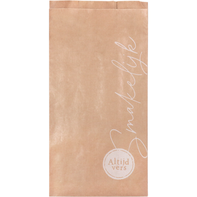 Paardekooper - Zak | Papier | Nr. 2 | 2 pond | 16/ 10x30.5cm | Altijd vers smakelijk | bruin | 10 kg