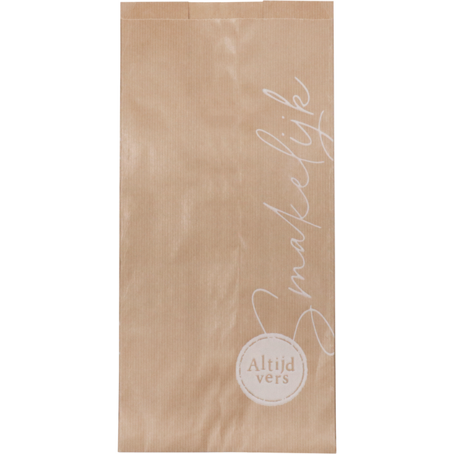 Paardekooper - Zak | Papier | Nr. 3 | 3 pond | 16/ 10x35.5cm | Altijd vers smakelijk | bruin | 10 kg