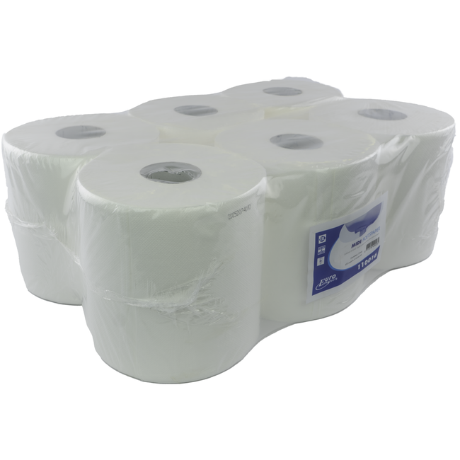 Euro Products - Products Poetspapier | 2-laags | 20cm | 160m | papier | wit