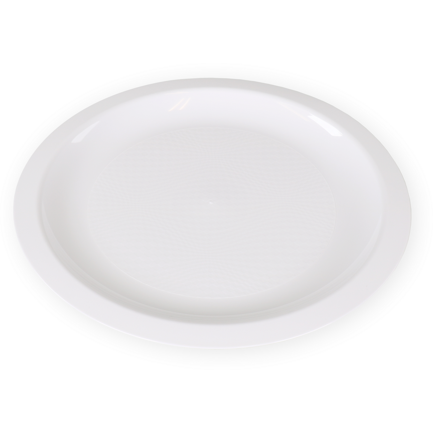 Goldplast - Bord | dessertbord | Use reuse | reusable | rond | 1-vaks | pP | Ø18cm | wit | 340 stuks