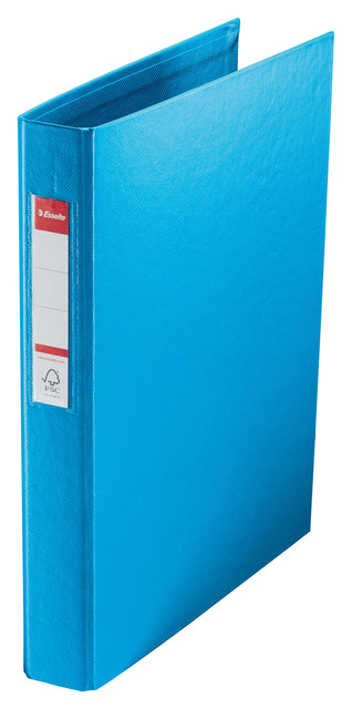 Classeur à anneaux Esselte Vivida A4 2 anneaux O-mech 25mm PP bleu