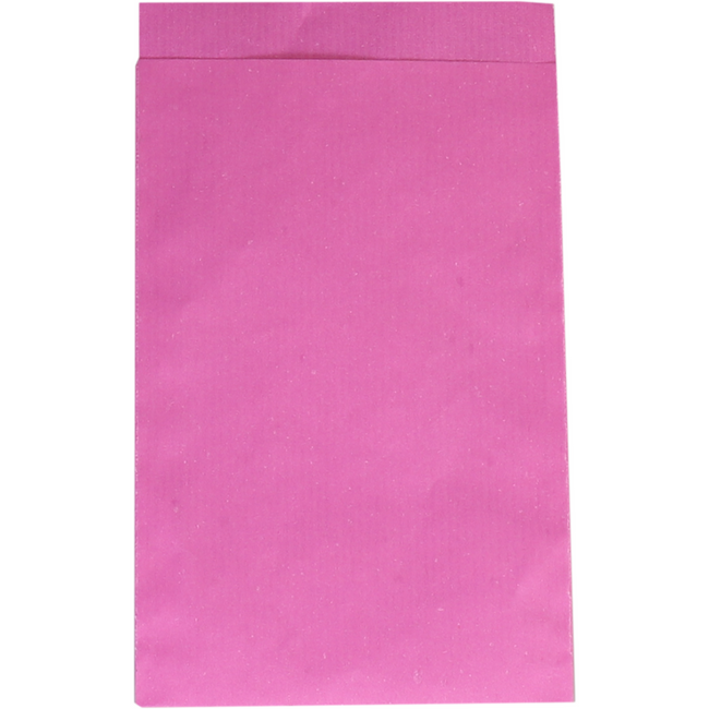 Klika - Zak | Fourniturenzak | Kraftpapier | 12x19cm | roze | 200 stuks