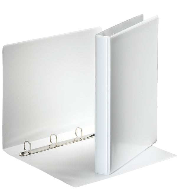 Classeur à anneaux de présentation Esselte A4 4 anneaux D-mech 20mm blanc