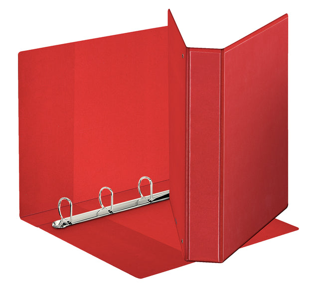 Classeur à anneaux de présentation Esselte Deluxe A4 4 anneaux D-mech 30mm rouge | 10 morceaux