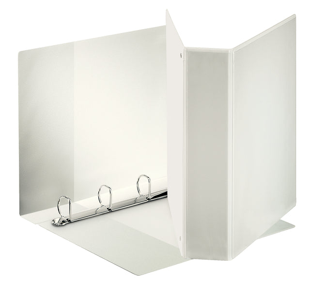 Classeur à anneaux de présentation Esselte Deluxe A4 4 anneaux D-mech 40mm blanc | 10 morceaux