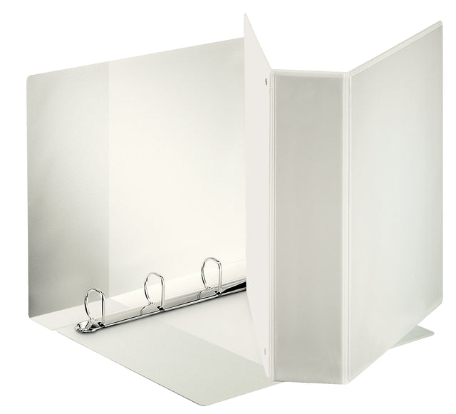 Classeur à anneaux de présentation Esselte Deluxe A4 4 anneaux D-mech 52mm blanc