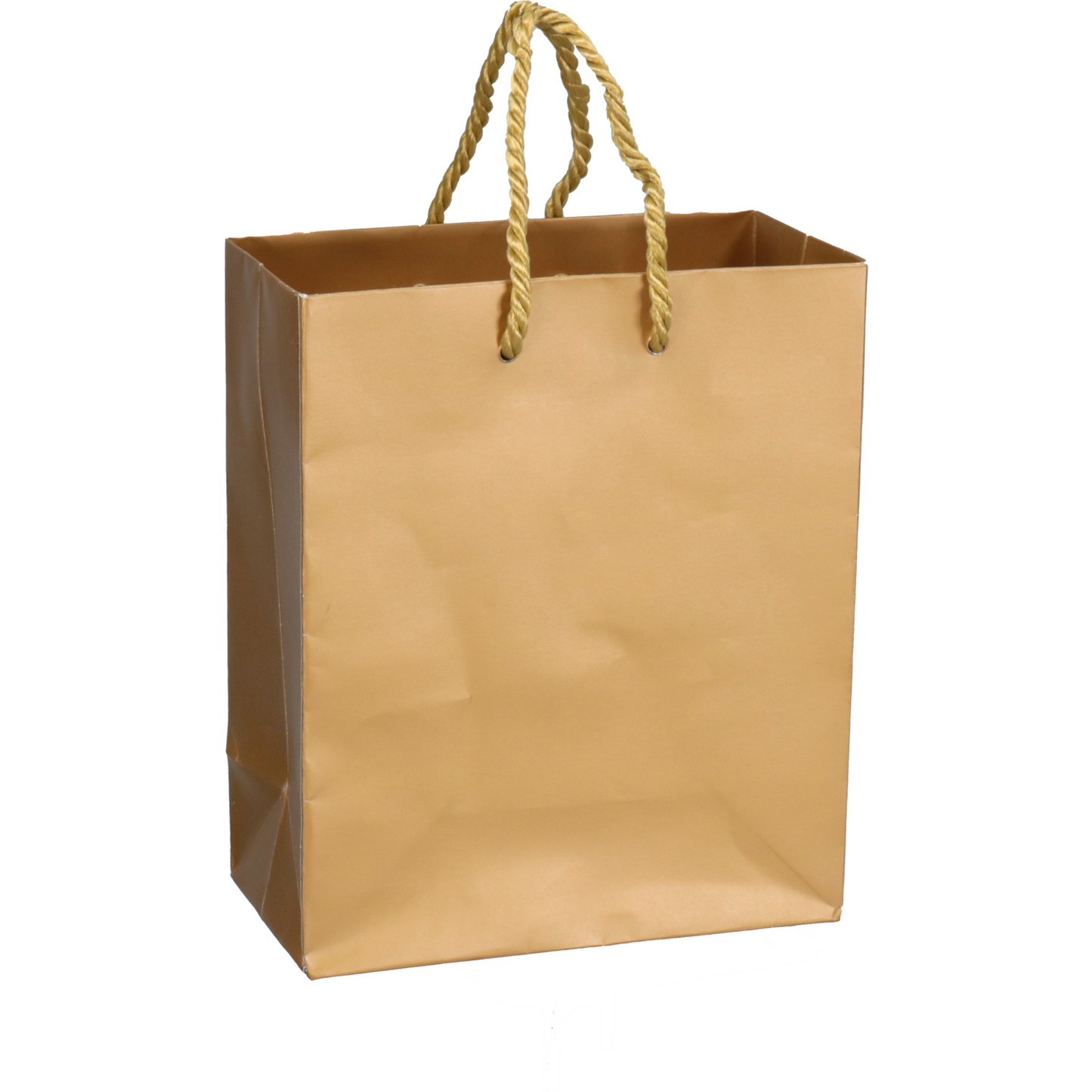 Klika - Tas | Papier | met koord | 16x 8x19cm | draagtas | goud | 100 stuks