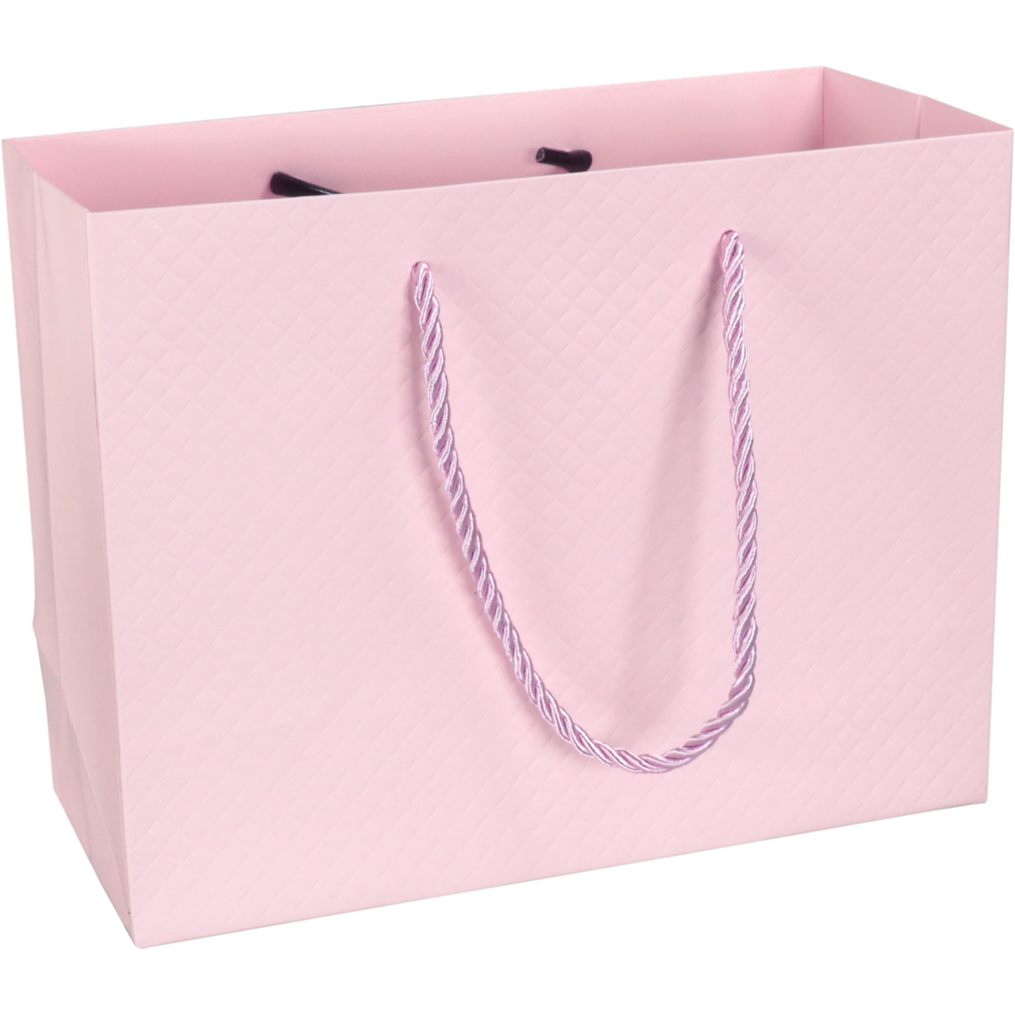 Klika - Tas | Papier | embossed | 23x 10x18cm | draagtas | pastelroze | 10 stuks