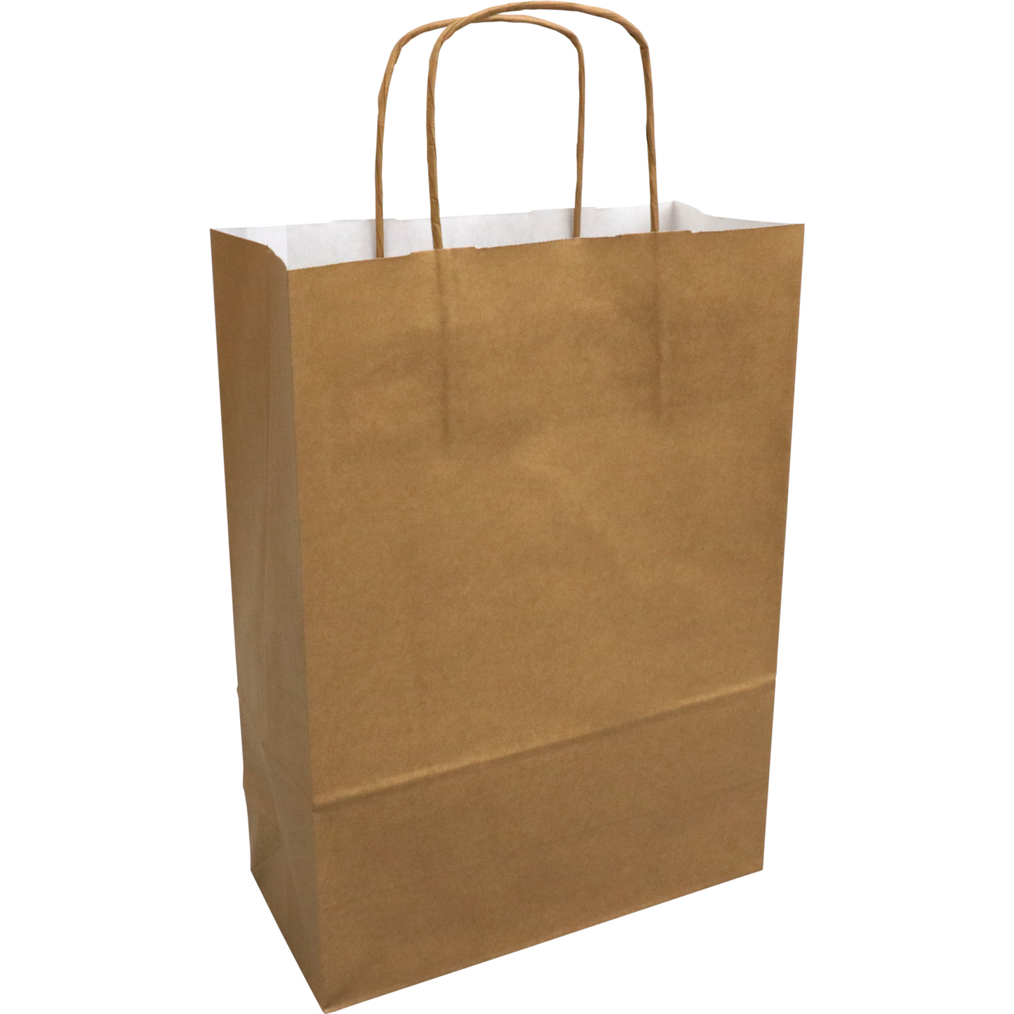 Klika - Tas | Kraftpapier | gedraaid papieren koord | 24x 11x33cm | draagtas | goud | 50 stuks