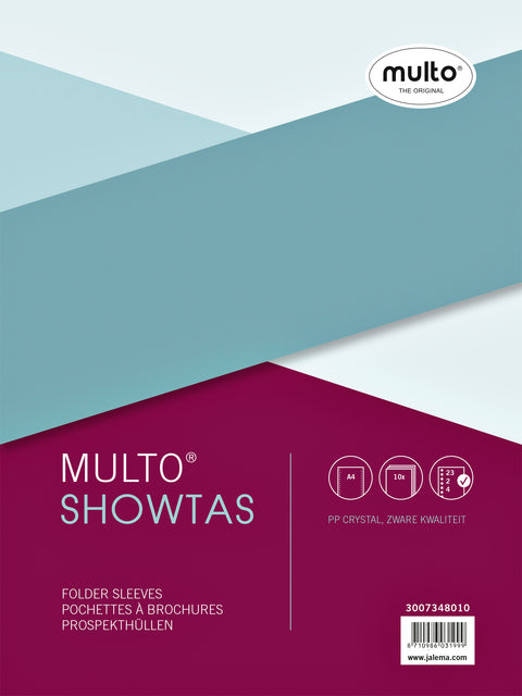 Multo - Showtas multo a4 23r pp 0.14mm glad 10 stuks