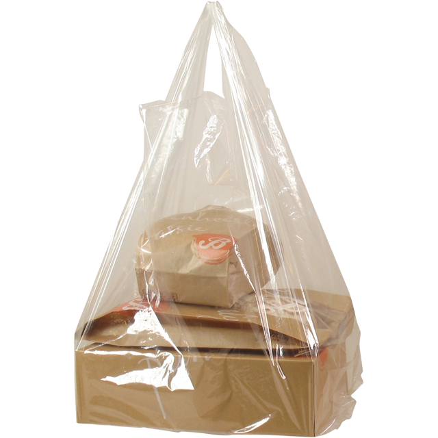 Klika - Tas | LDPE | 30x 10x60cm | hemddraagtas | transparant | 1000 stuks
