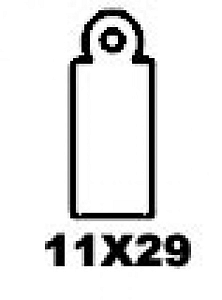 Apli Etiquette suspendue + cordon 11x29mm 1000 pièces