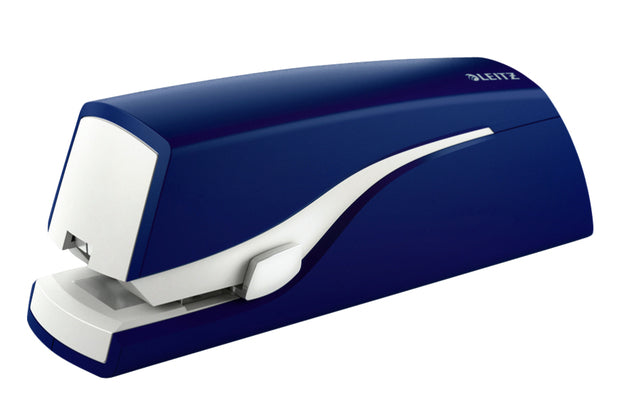 Agrafeuse Leitz NeXXt electric flat clinch 20 feuilles bleu
