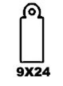 Apli Etiquette suspendue + cordon 9x24mm 1000 pièces