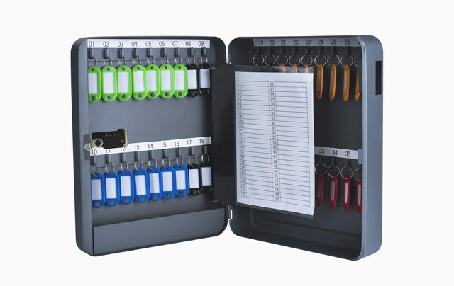 Armoire à clés Pavo basic avec serrure à combinaison 36 crochets 300x240x80mm