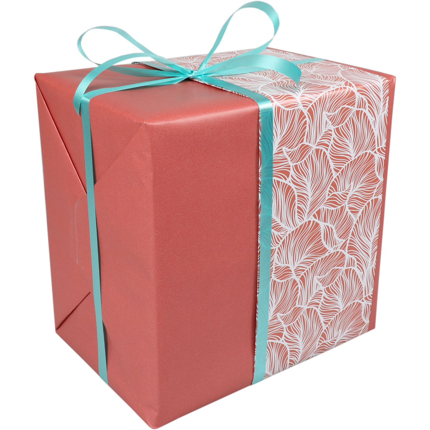 Klika - Cadeaupapier | 30cm | 200m | Leafs | terracotta