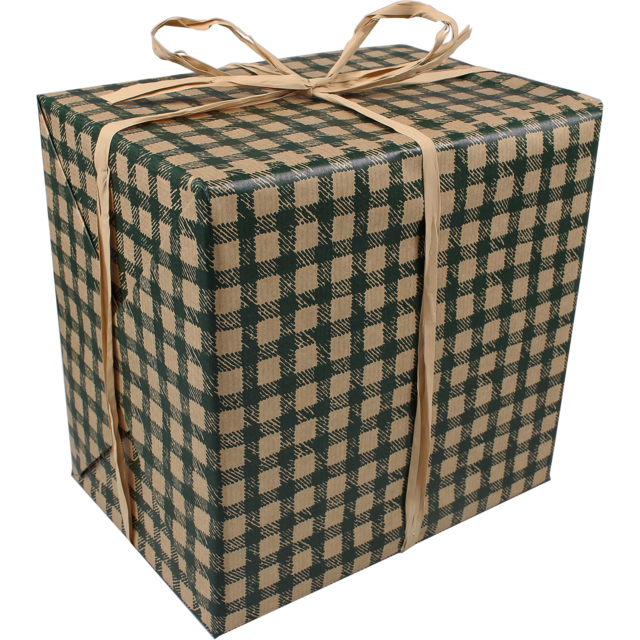 Klika - Cadeaupapier | 50cm | 400m | groen/naturel