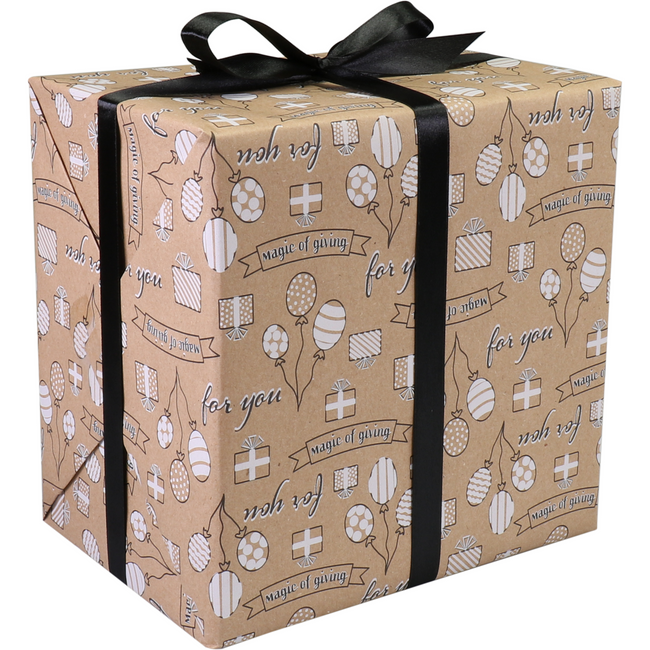 Klika - Cadeaupapier | 50cm | 200m | 70gr/m² | For you | rol à ca. 200 meter