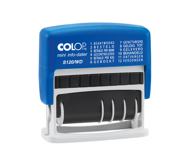Colop - Woord-datumstempel colop s120 mini-info dater 4mm